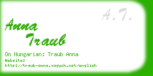 anna traub business card